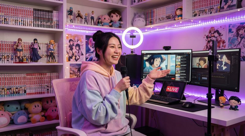 陈美娇视频直播：动漫解说互动